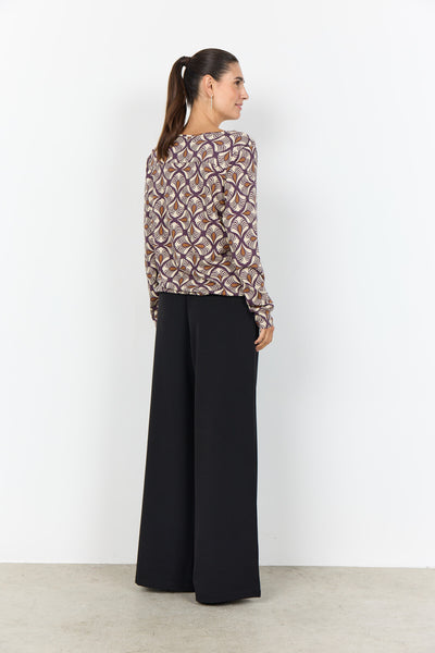 SC-FELICITY AOP 526 Blouse Paars