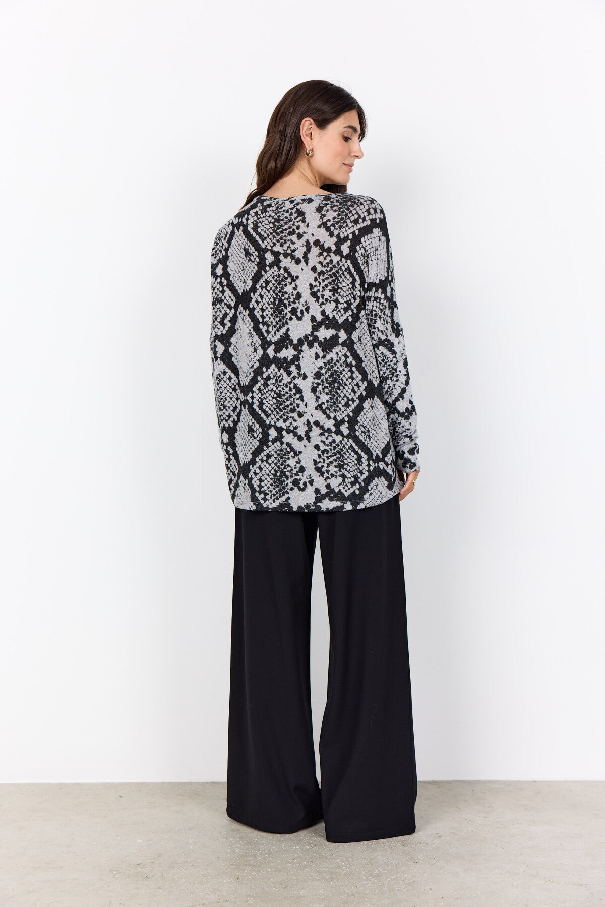 SC-BIARA AOP 145 Blouse Grijs