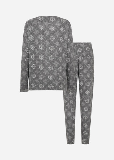 SC-BIARA AOP SET 150 Pyjama Grijs