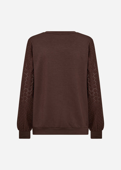 SC-BANU 247 Sweatshirt Donkerbruin