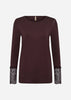 SC-MARICA 226 T-shirt Donkere pruim