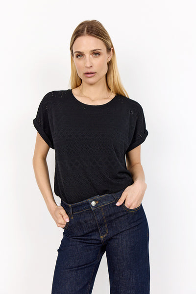 SC-SATINE 2 T-shirt Zwart