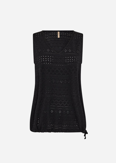 SC-SATINE 1 Top Zwart