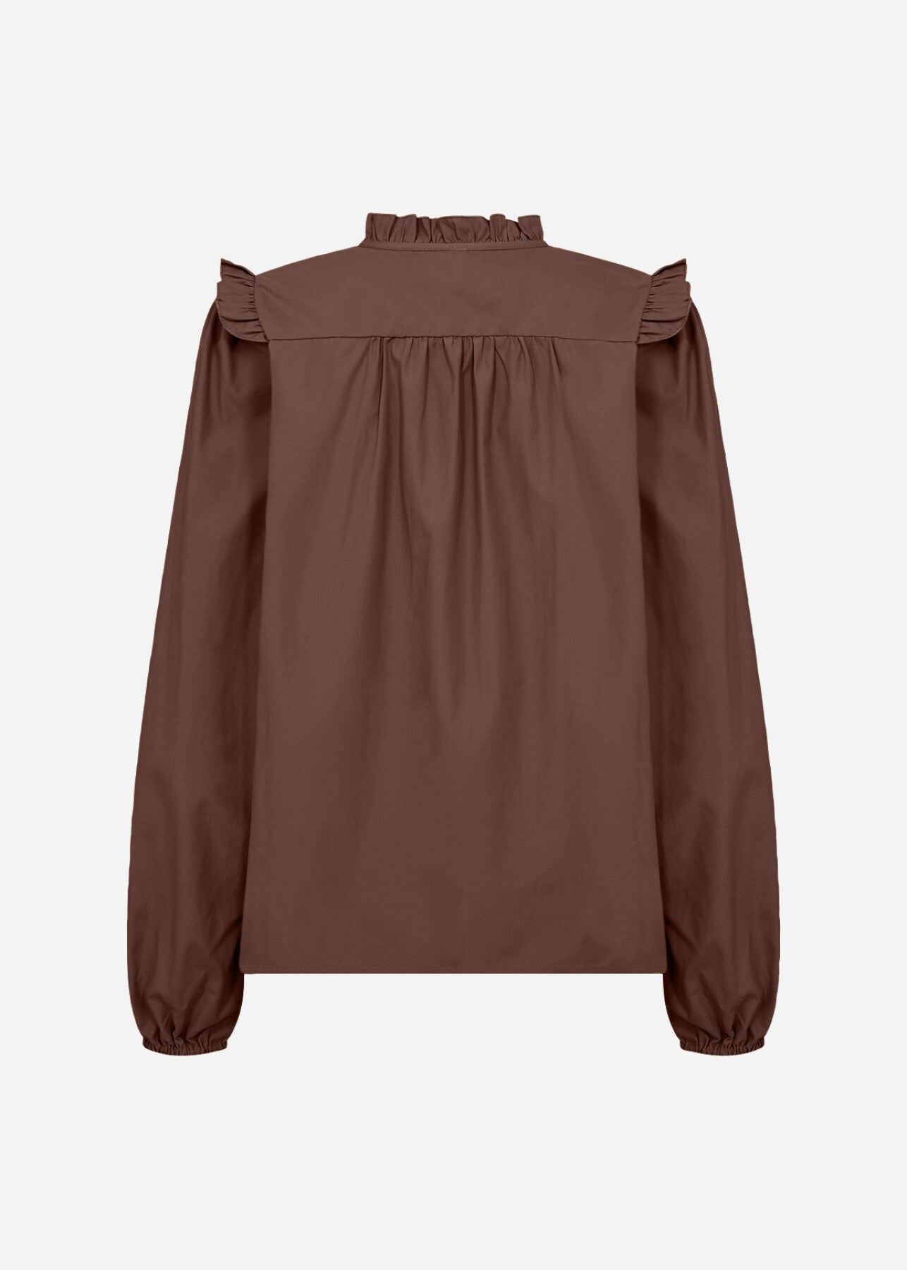 SC-NETTI 108 Blouse Donkerbruin