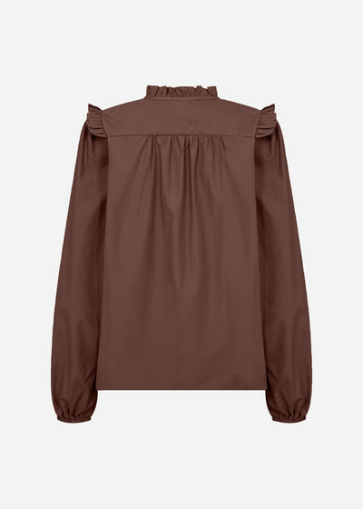 SC-NETTI 108 Blouse Donkerbruin