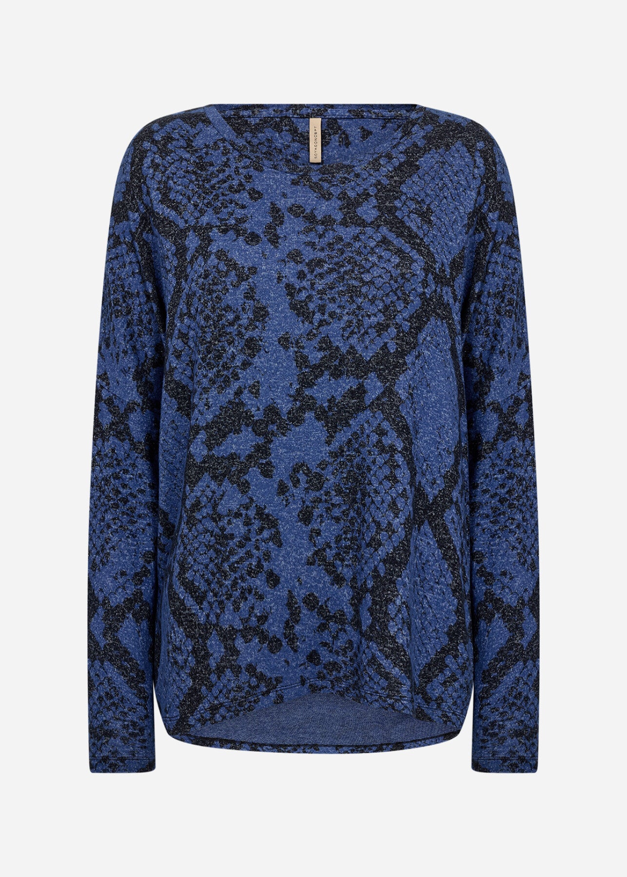 SC-BIARA AOP 145 Blouse Donkerblauw