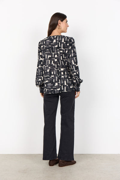 SC-VEBINA 1 Blouse Zwart