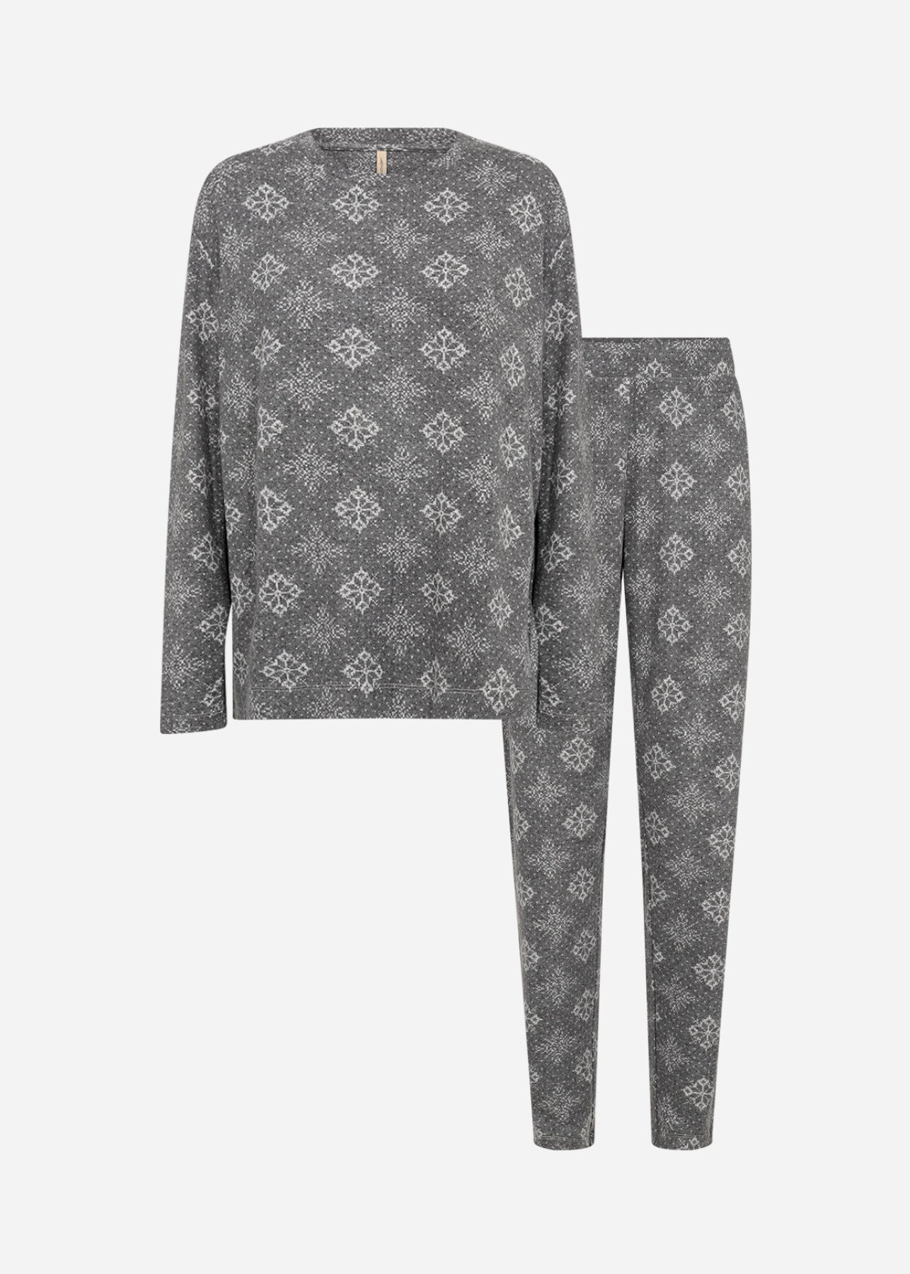 SC-BIARA AOP SET 150 Pyjama Grijs