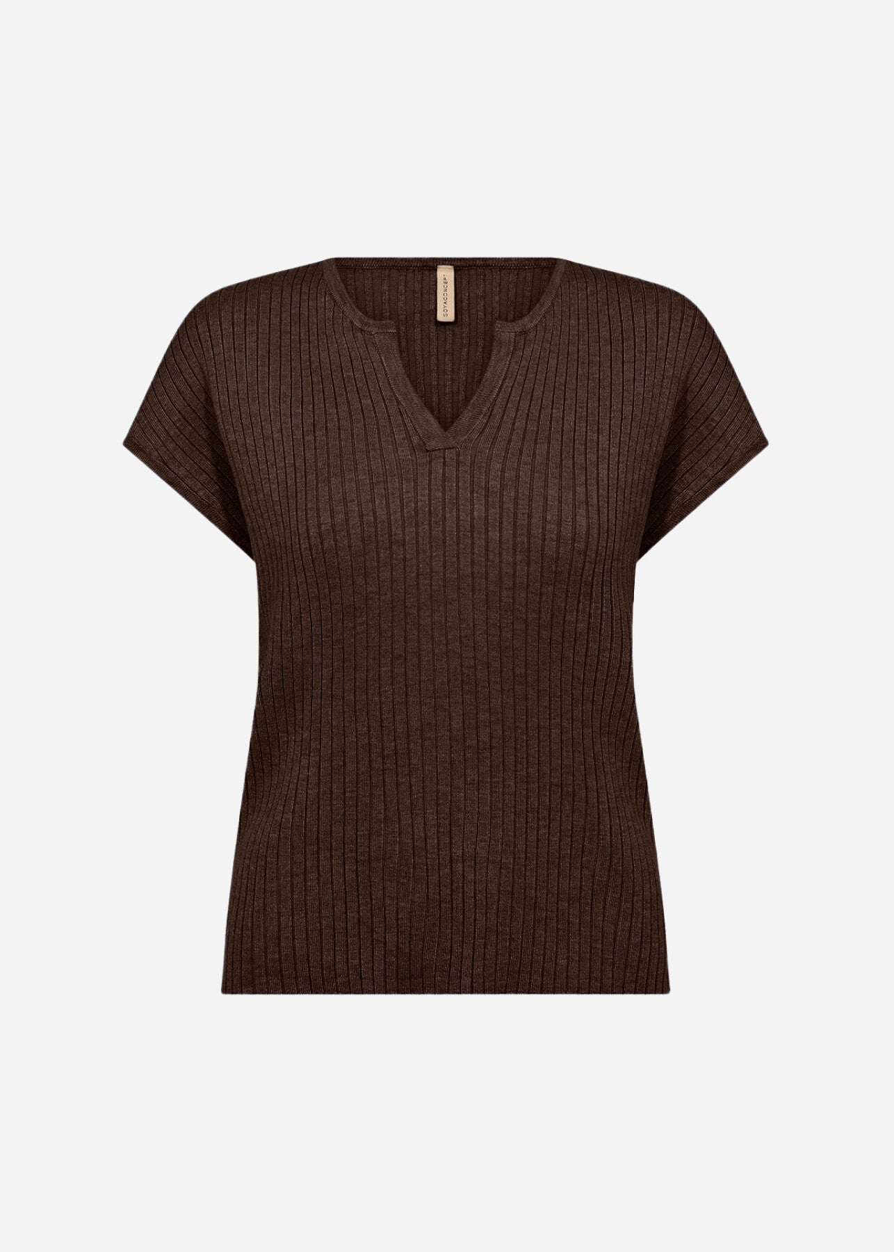 SC-DOLLIE 787 T-shirt Donkerbruin
