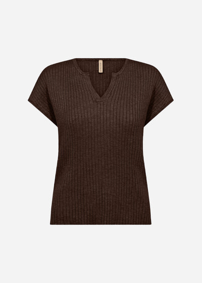 SC-DOLLIE 787 T-shirt Donkerbruin