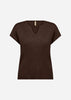 SC-DOLLIE 787 T-shirt Donkerbruin