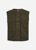 SC-SHAIMA 10 Gilet Donkergroen