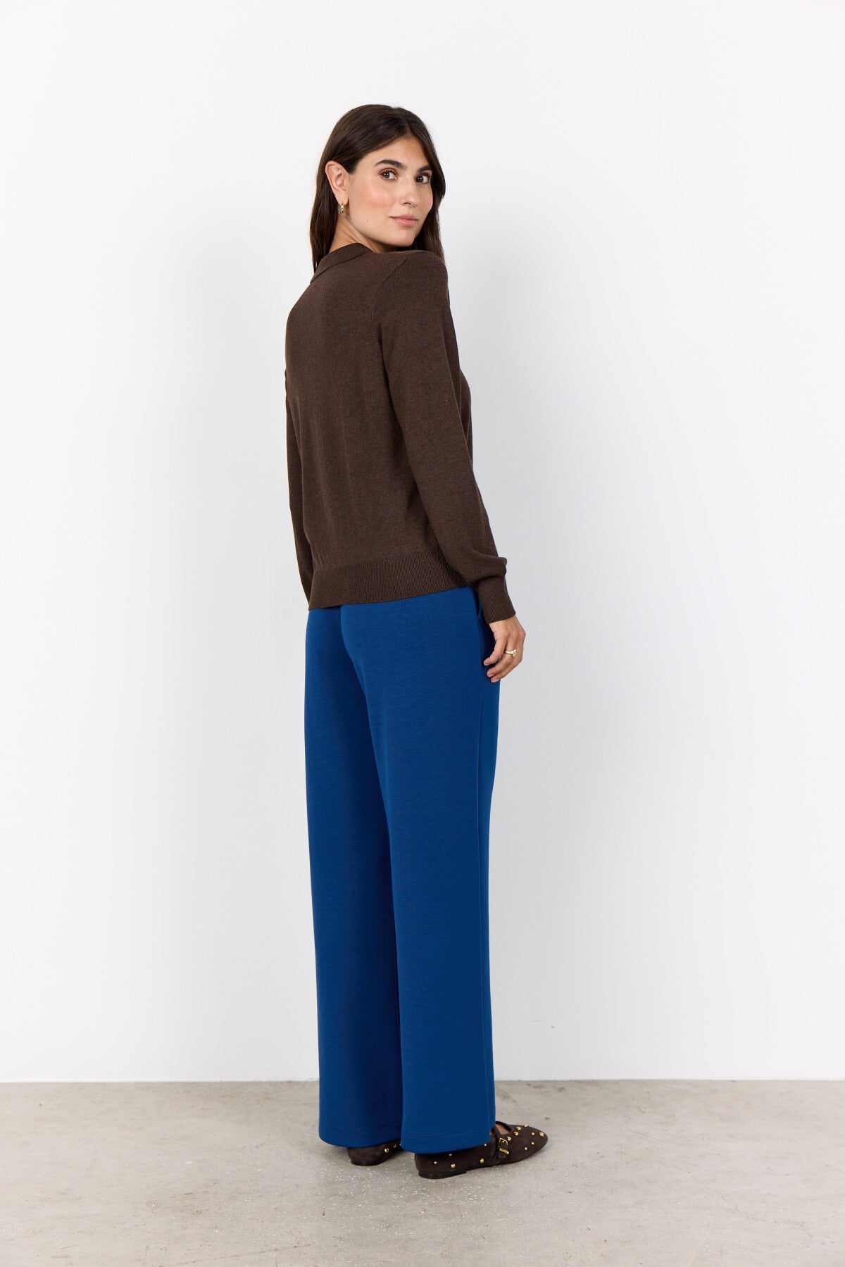 SC-DOLLIE 799 Trui Donkerbruin