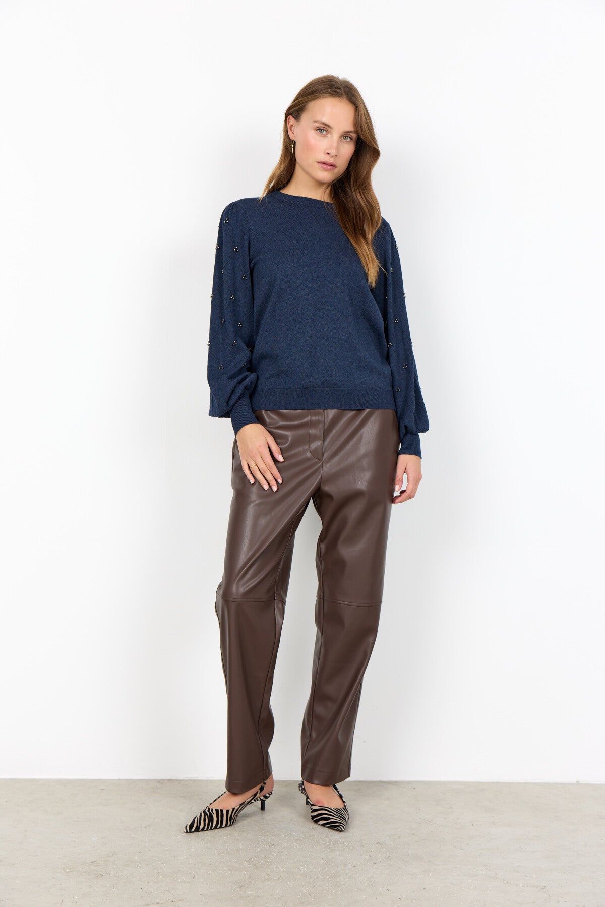 SC-DOLLIE 802 Trui Donkerblauw