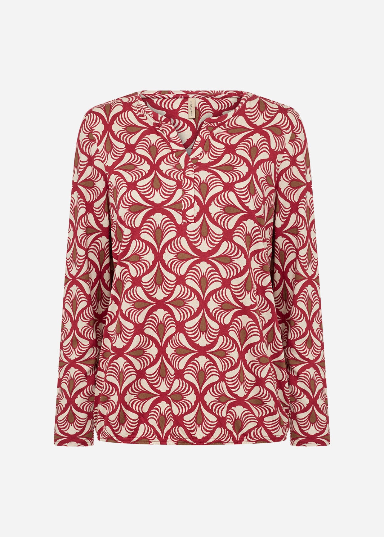 SC-FELICITY AOP 526 Blouse Rood