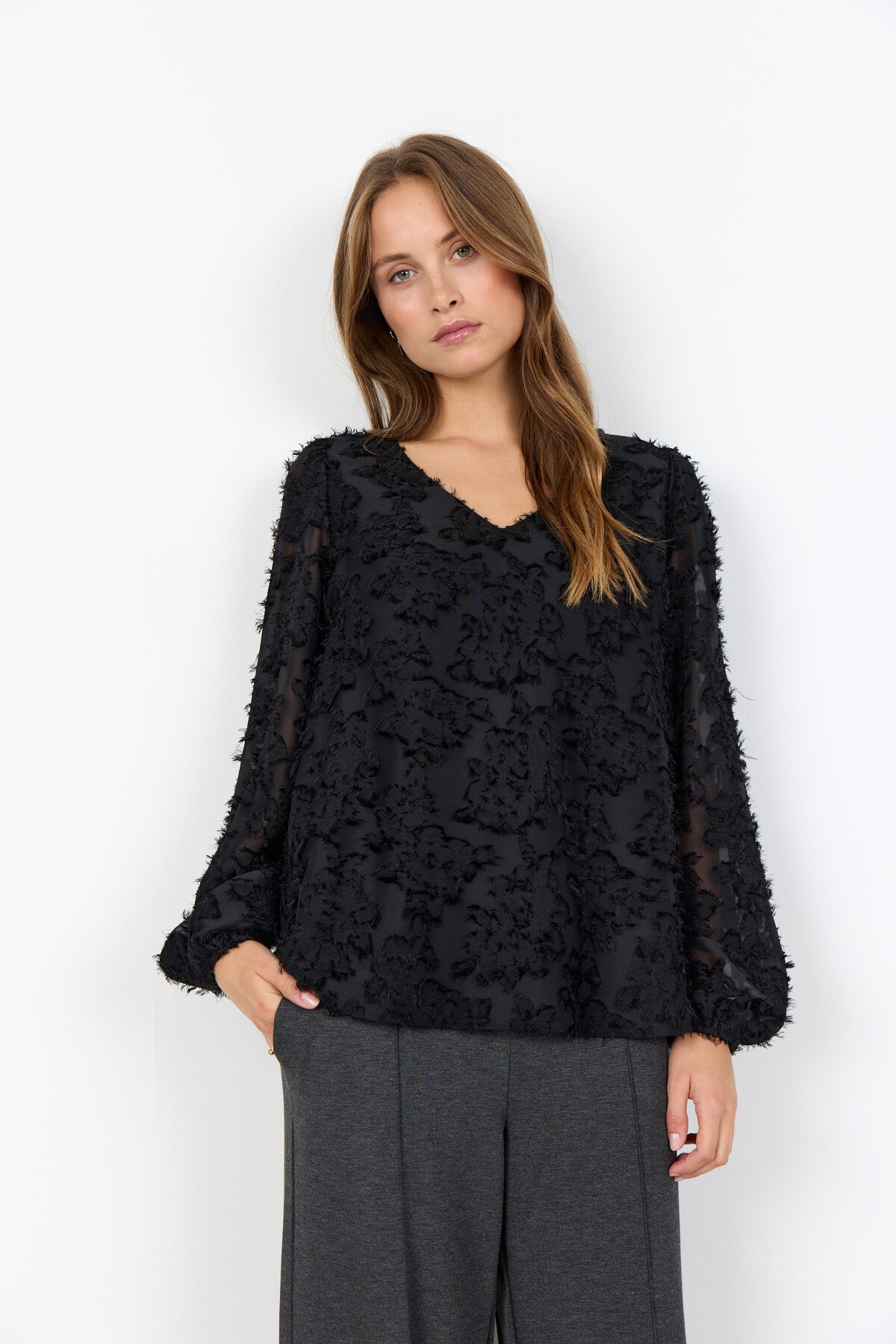 SC-ALTHEA 2 Blouse Zwart