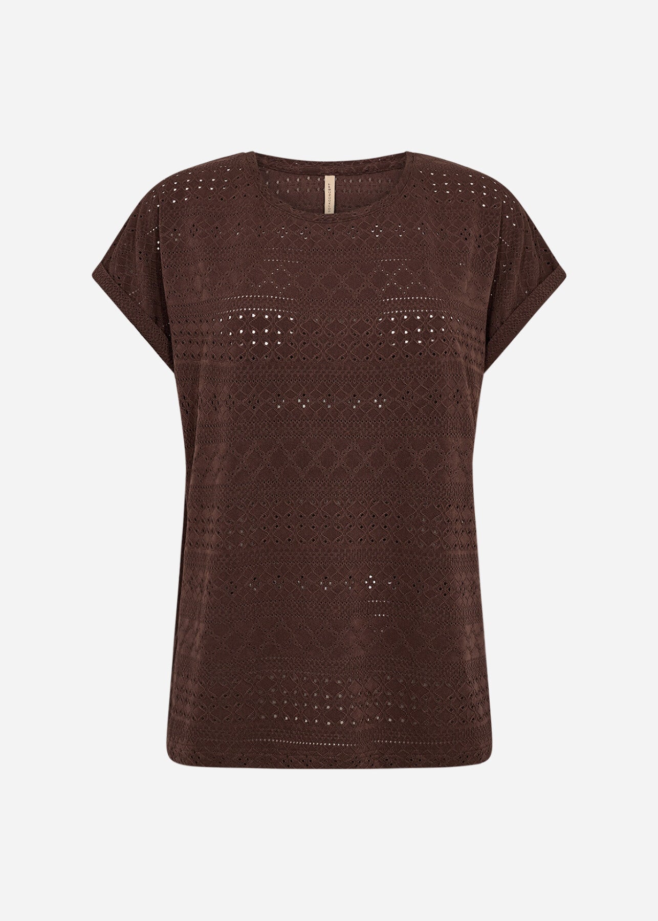 SC-SATINE 2 T-shirt Donkerbruin