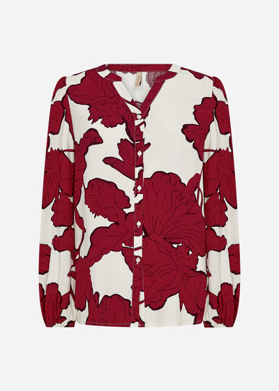 SC-VIGDIS 1 Shirt Donkerrood