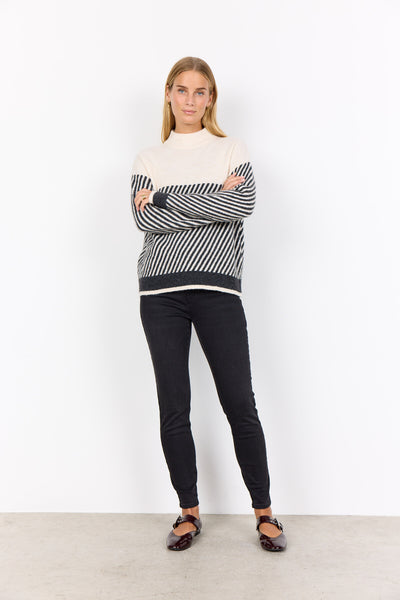 SC-NESSIE STRIPE 71 Trui Crème
