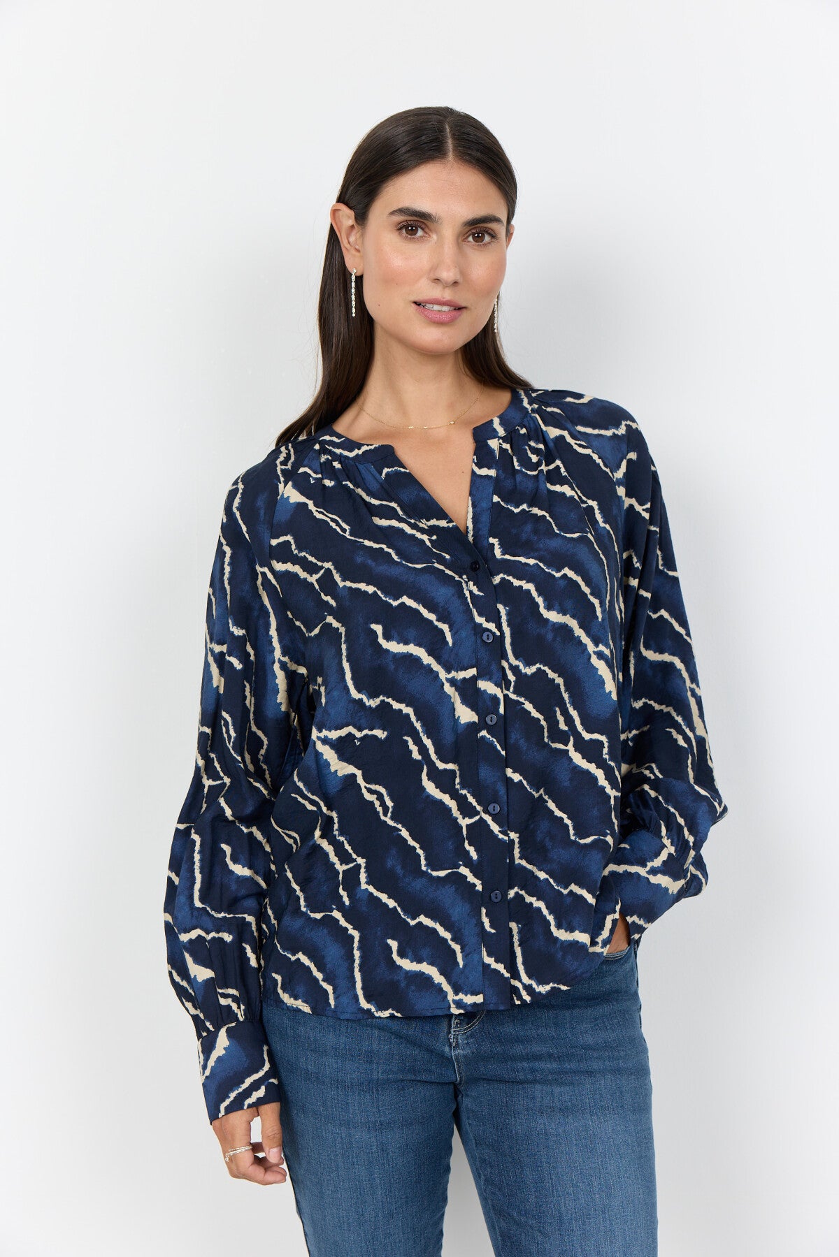 SC-ANYA 2 Shirt Donkerblauw