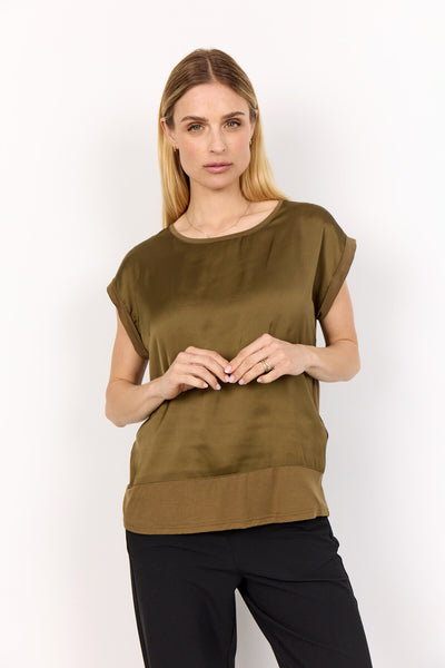 SC-THILDE 6 T-shirt Olijf