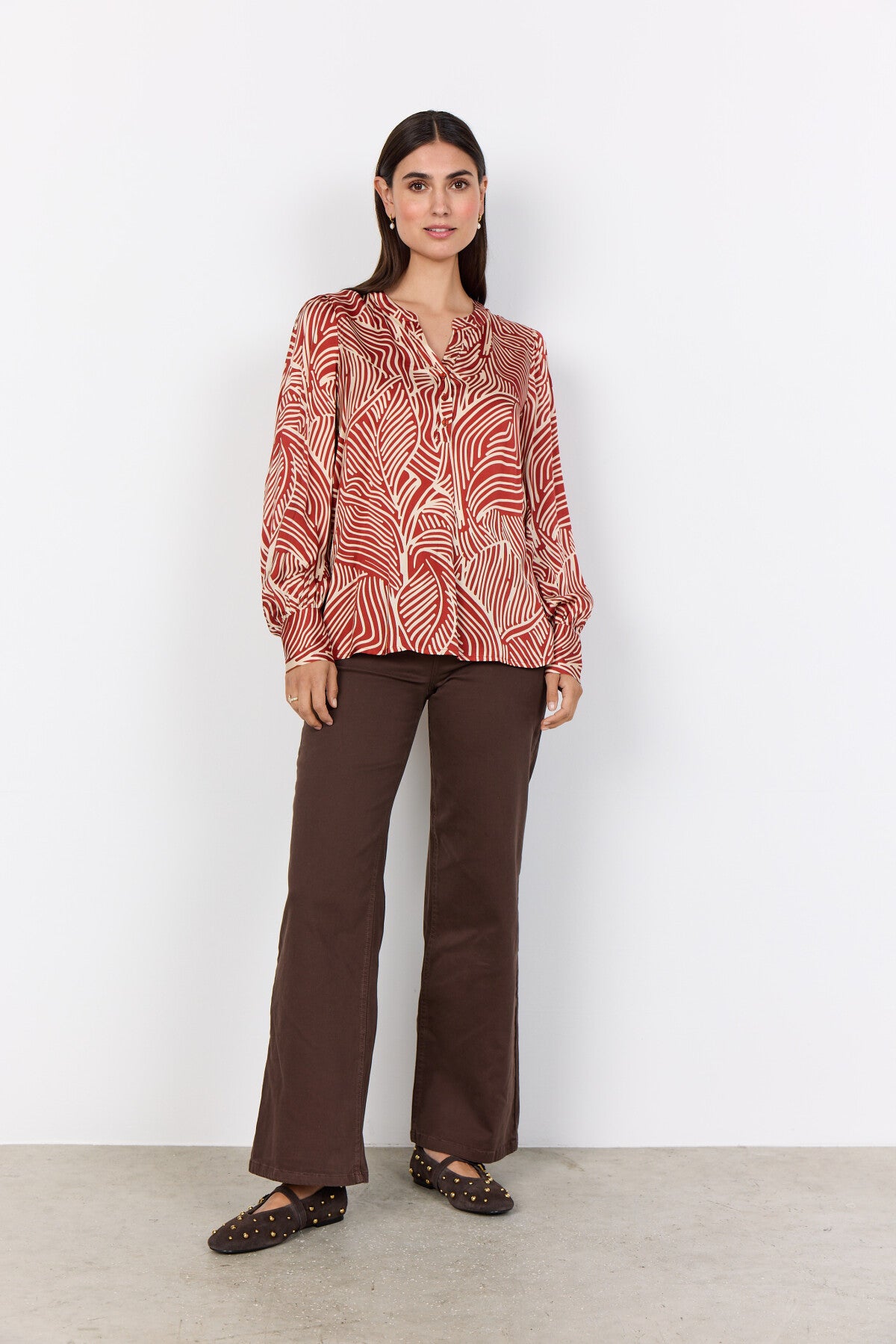 SC-SIGNORA 2 Blouse Roestrode