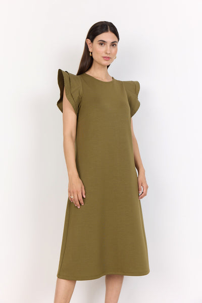 SC-BANU 251 Jurk Olijf