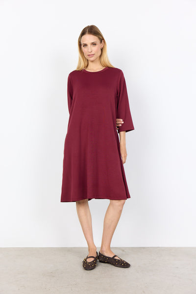 SC-BANU 155 Jurk Bordeaux