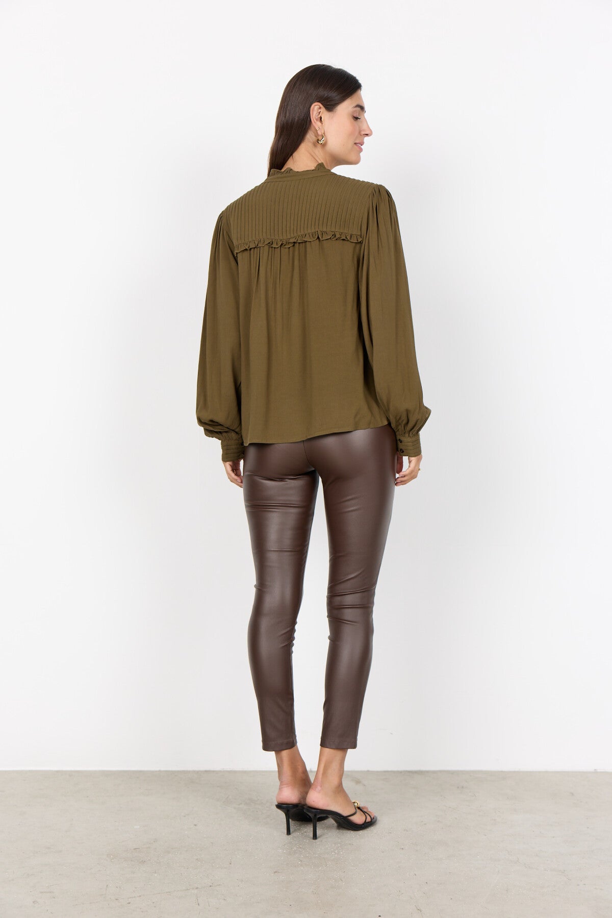 SC-RADIA 222 Blouse Donkergroen