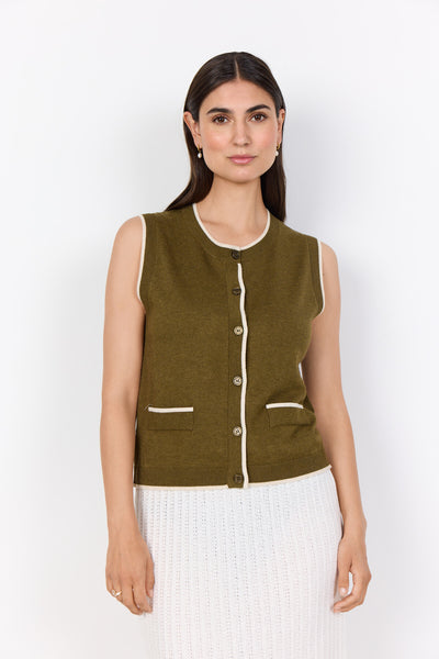 SC-DOLLIE 792 Gilet Olijf
