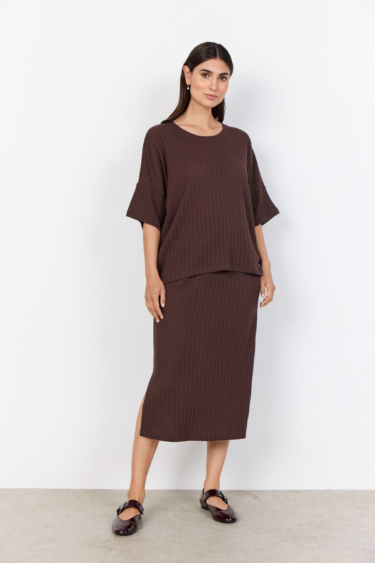 SC-SHONAS 2 Blouse Donkerbruin