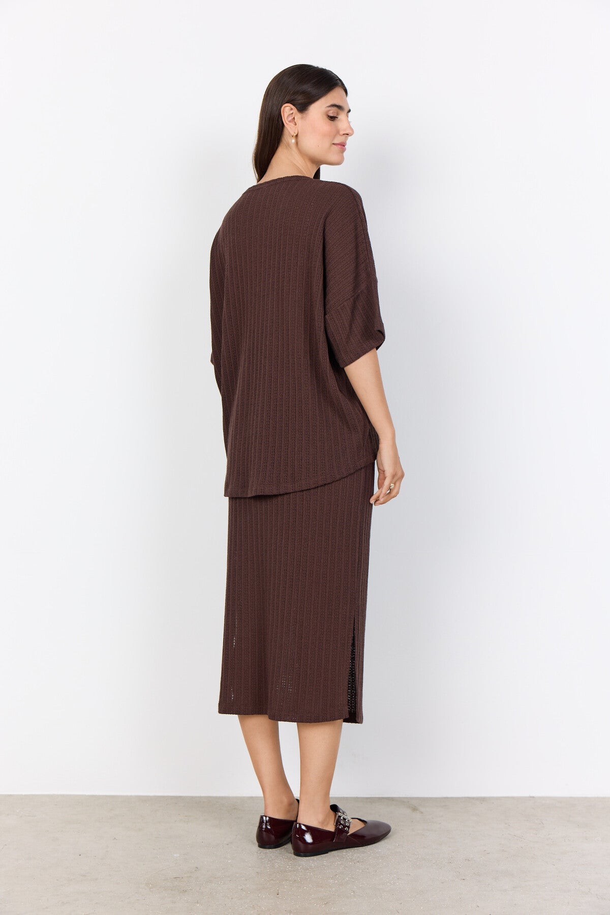 SC-SHONAS 2 Blouse Donkerbruin