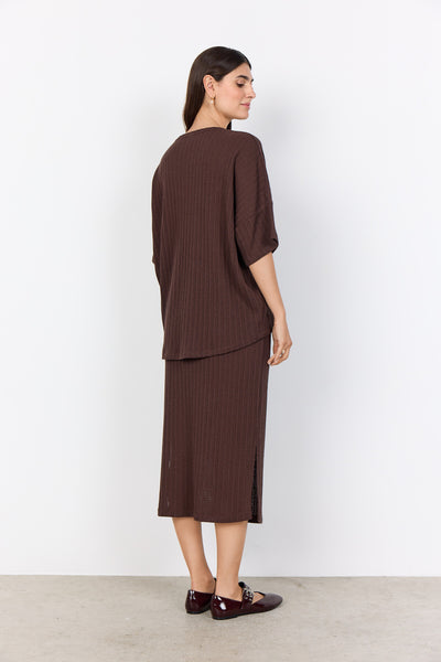 SC-SHONAS 2 Blouse Donkerbruin