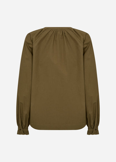 SC-RACHELLE 8 Shirt Donkergroen