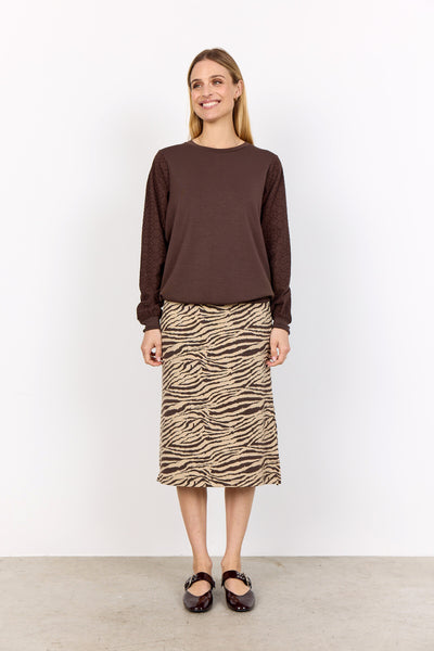 SC-BANU 247 Sweatshirt Donkerbruin