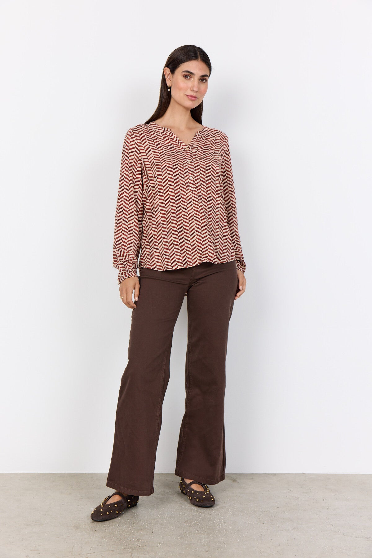 SC-SELIA 2 Blouse Roestrode