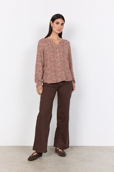 SC-SELIA 2 Blouse Roestrode