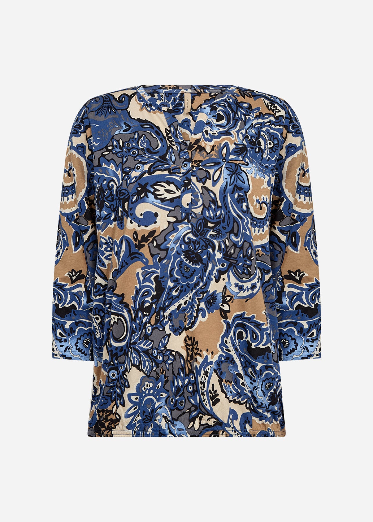 SC-FELICITY AOP 517 Blouse Donkerblauw