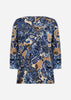SC-FELICITY AOP 517 Blouse Donkerblauw