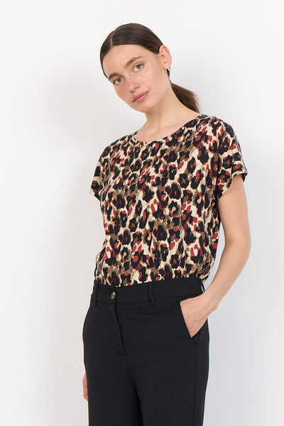 SC-FELICITY AOP 515 T-shirt Roestrode