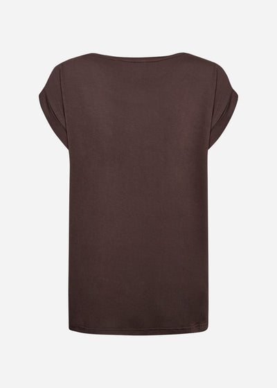 SC-THILDE 6 T-shirt Donkerbruin