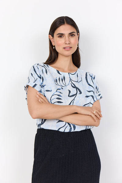 SC-SABIRA 1 Blouse Lichtblauw