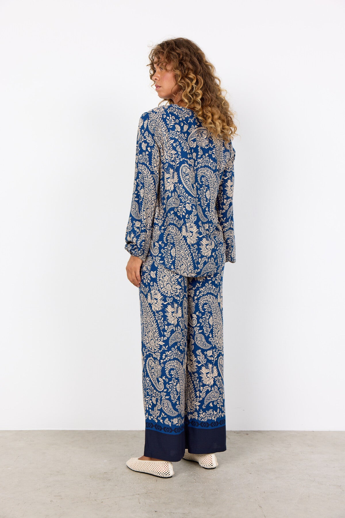 SC-VALGERDA 2 Blouse Donkerblauw