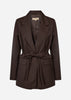 SC-JAVA 3 Blazer Donkere pruim