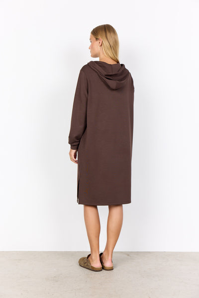 SC-BANU 259 Jurk Donkerbruin