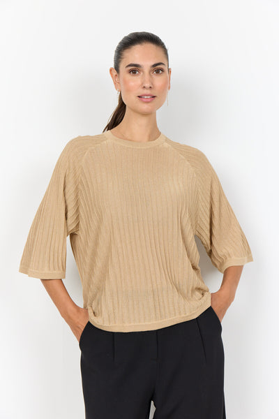 SC-VIOLETTA 4 Blouse Zand