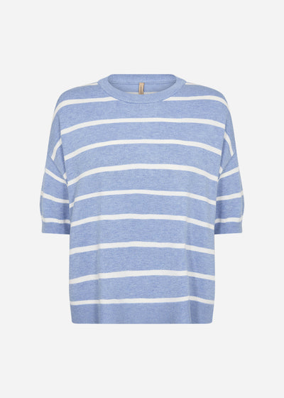 SC-DOLLIE STRIPE 794 Trui Lichtblauw