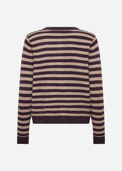 SC-ORLEAN STRIPE 13 Vest Paars