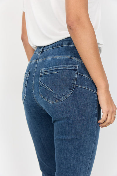 SC-KIMBERLY PATRIZIA 10-B Jeans Donkerblauw