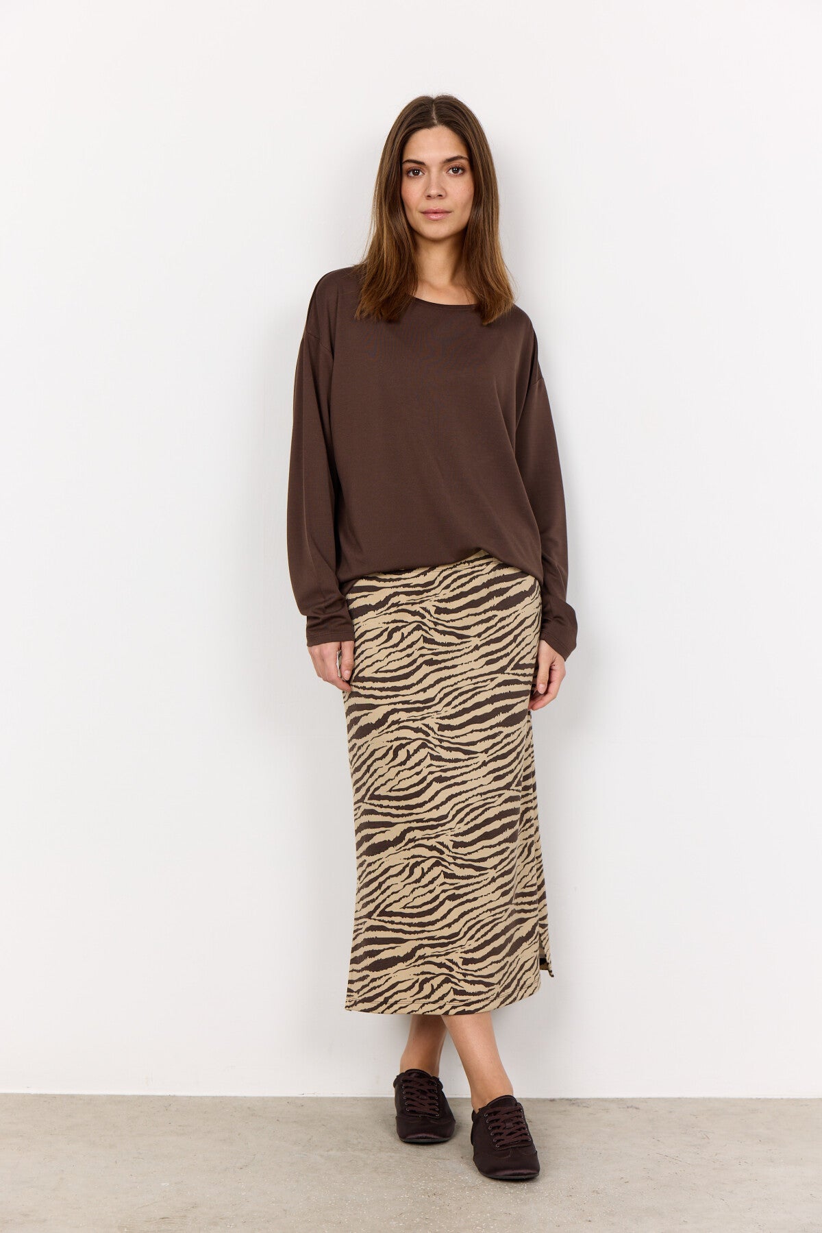 SC-FELUCCA 2 Blouse Donkerbruin